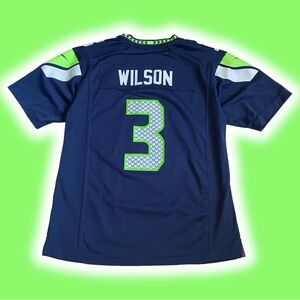 Nike NFL Super Bowl XLIX Seattle Seahawks Russell Wilson No. 3 YOUTH Jersey